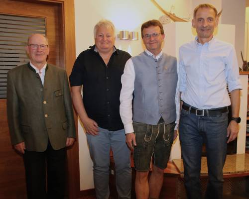 v.l. Johann Pillichshammer, Harald Hatwagner, Vizebgm. Ing. Markus Dißlbacher, Wolfgang Streibl